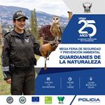 Unidad Nacional de Policía de Protección del Medioambiente conmemoró 25 años de servicio y protección de la naturaleza en Quito